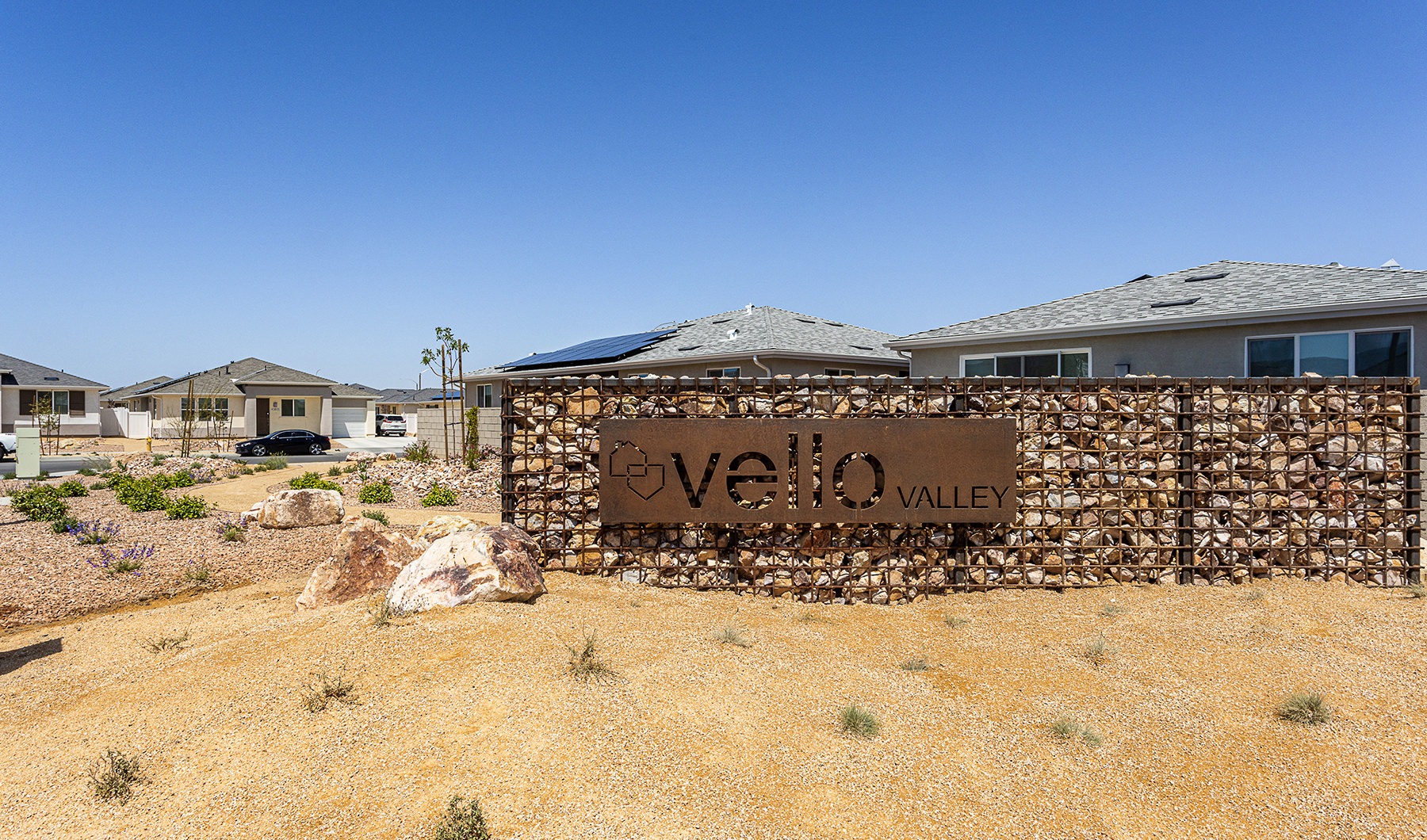 Vello Entrance to the community